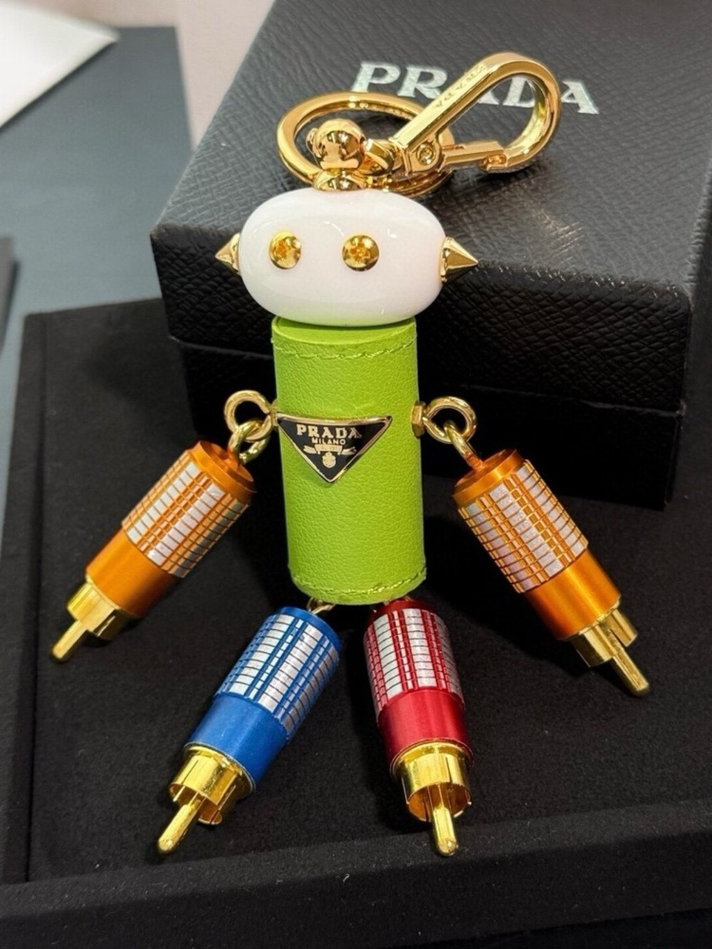 Prada Multicolor Robot Key Holder - Picture 5 of 6